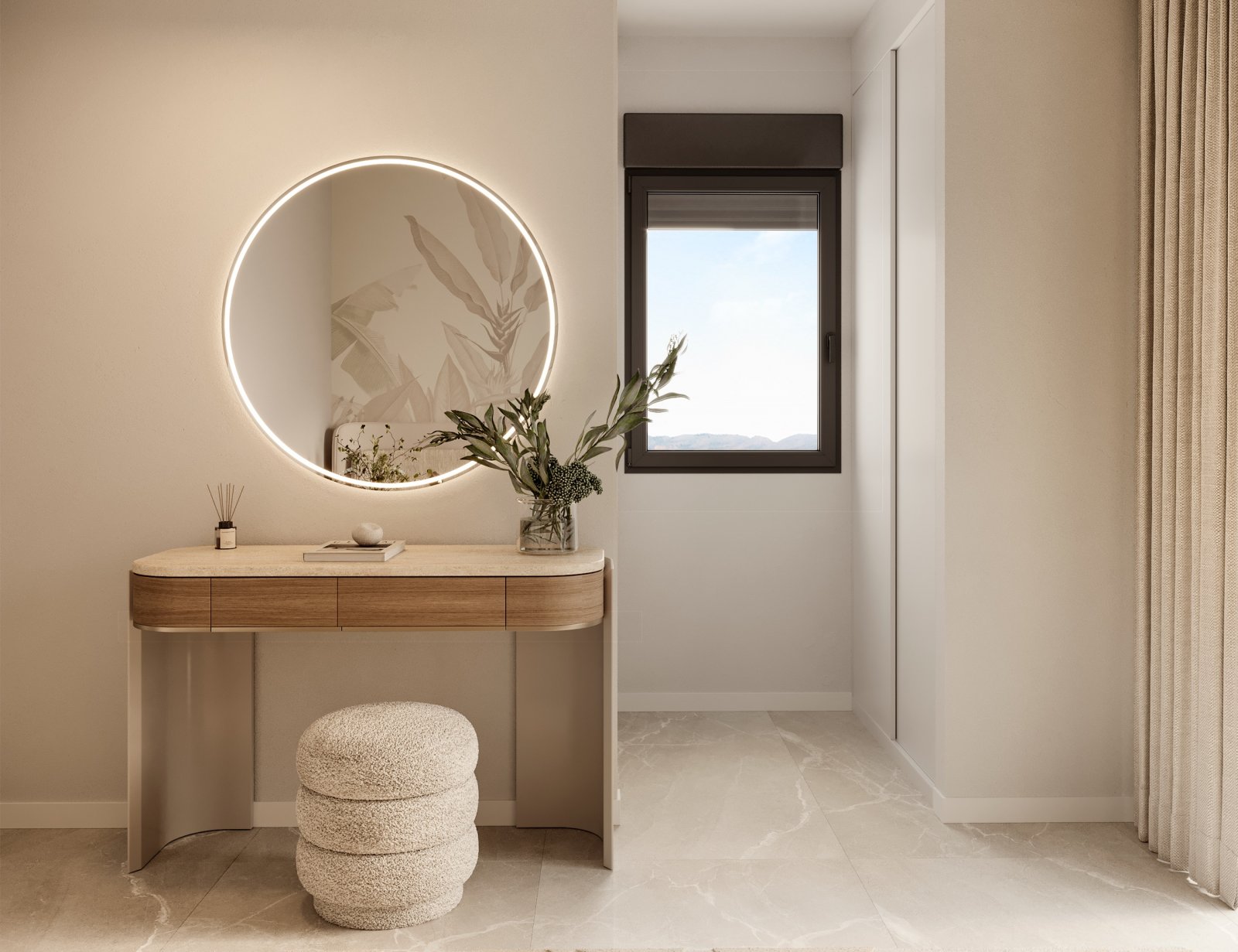 Luxury apartments with sea views, 3 km from the beach, Finestrat