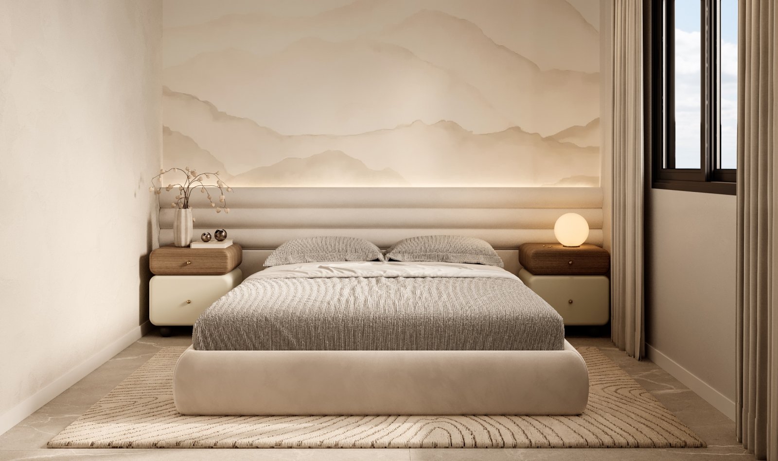 Luxury apartments with sea views, 3 km from the beach, Finestrat