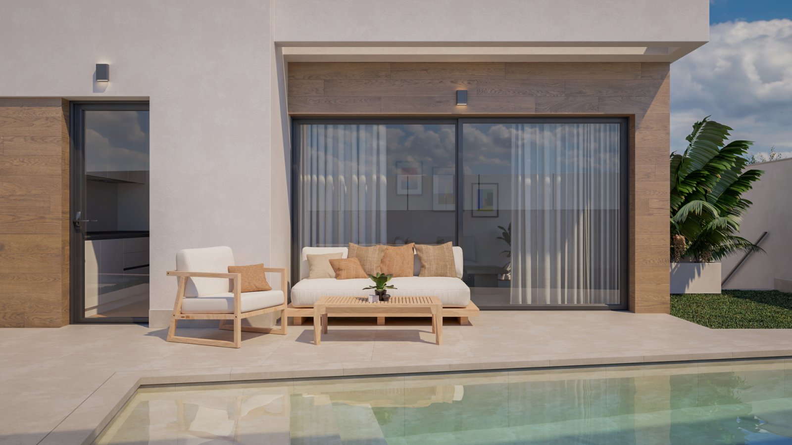 Modern chalet, with pool and garden, Pilar de la Horadada