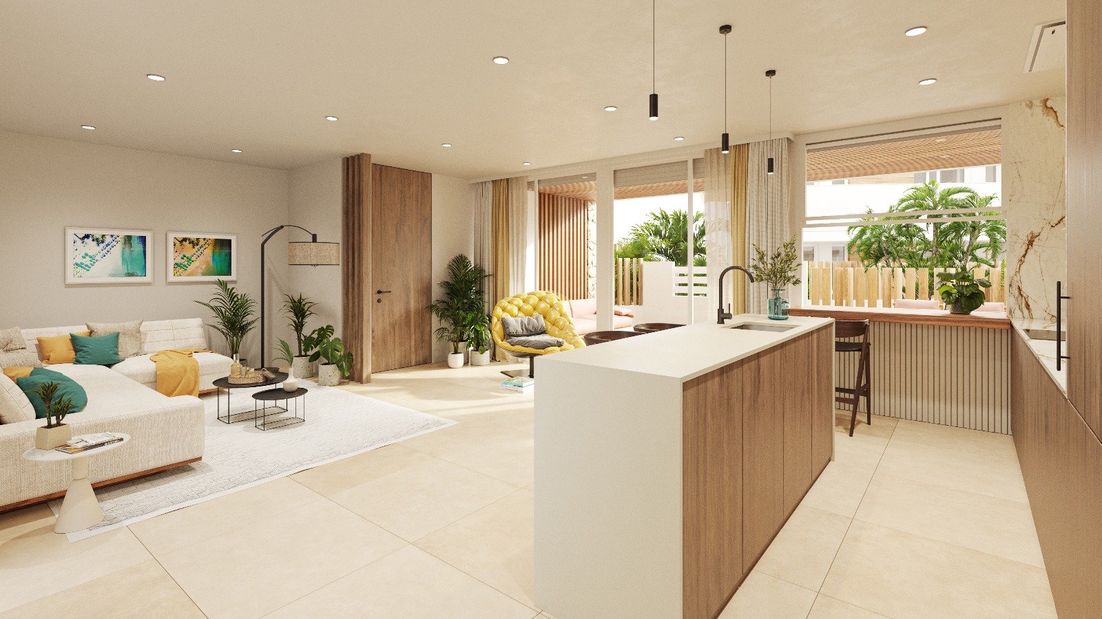 Modern detached houses, private garden and pool, San Juan de los Terreros