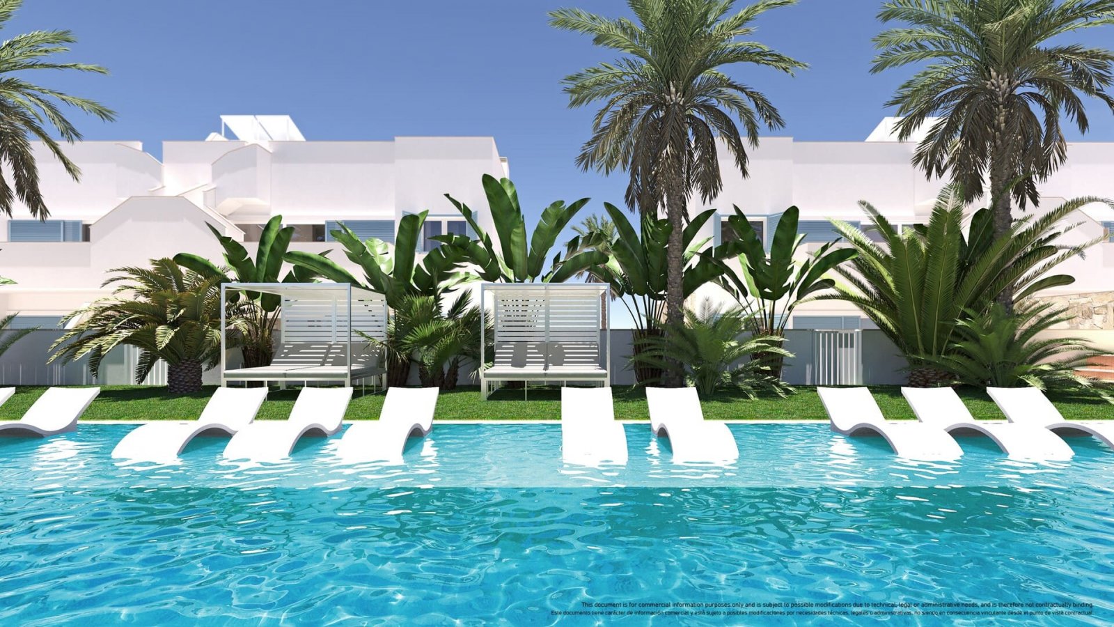 Exclusive apartments and bungalows, 800 m from the sea, Torre de la Horadada
