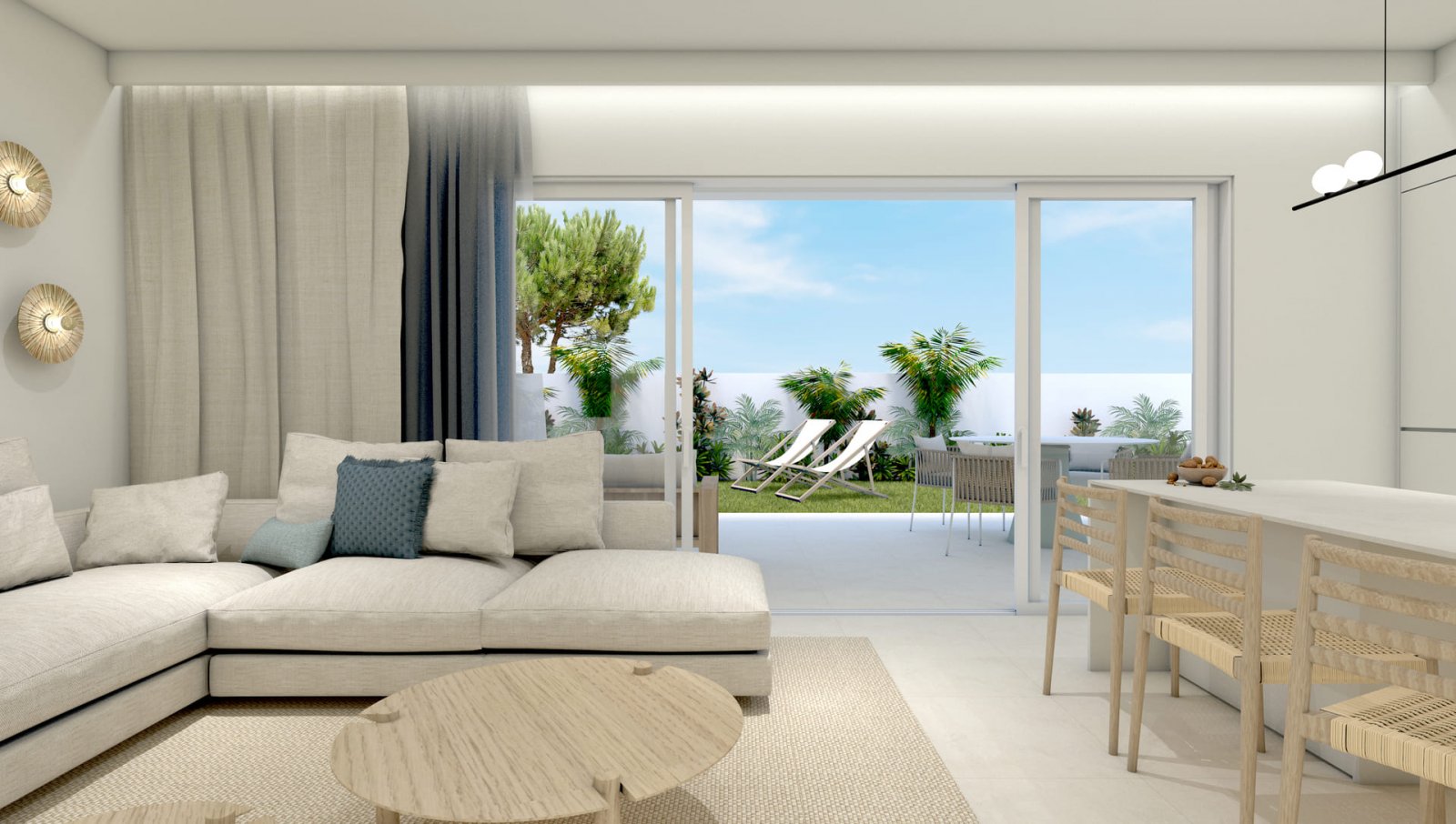 Exclusive apartments and bungalows, 800 m from the sea, Torre de la Horadada