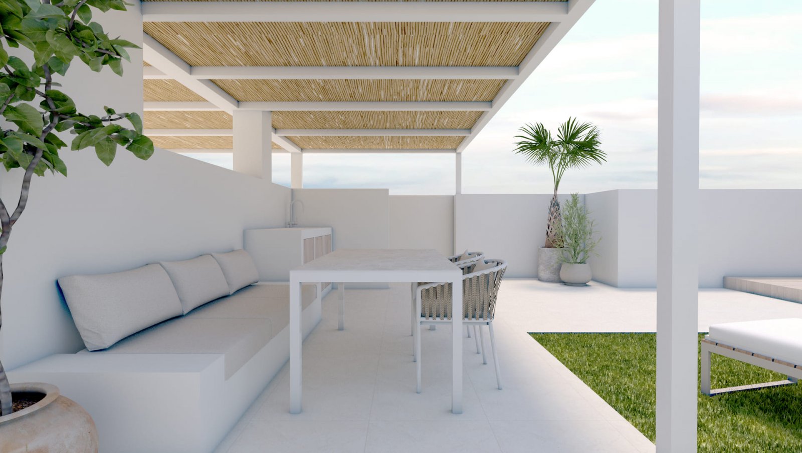 Exclusive apartments and bungalows, 800 m from the sea, Torre de la Horadada