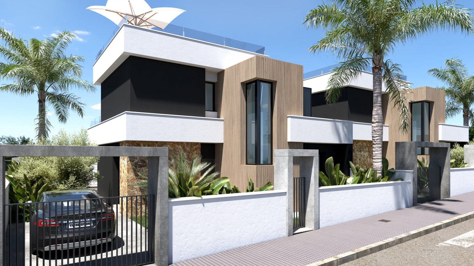Exclusive detached houses, private pool and garden, Ciudad Quesada