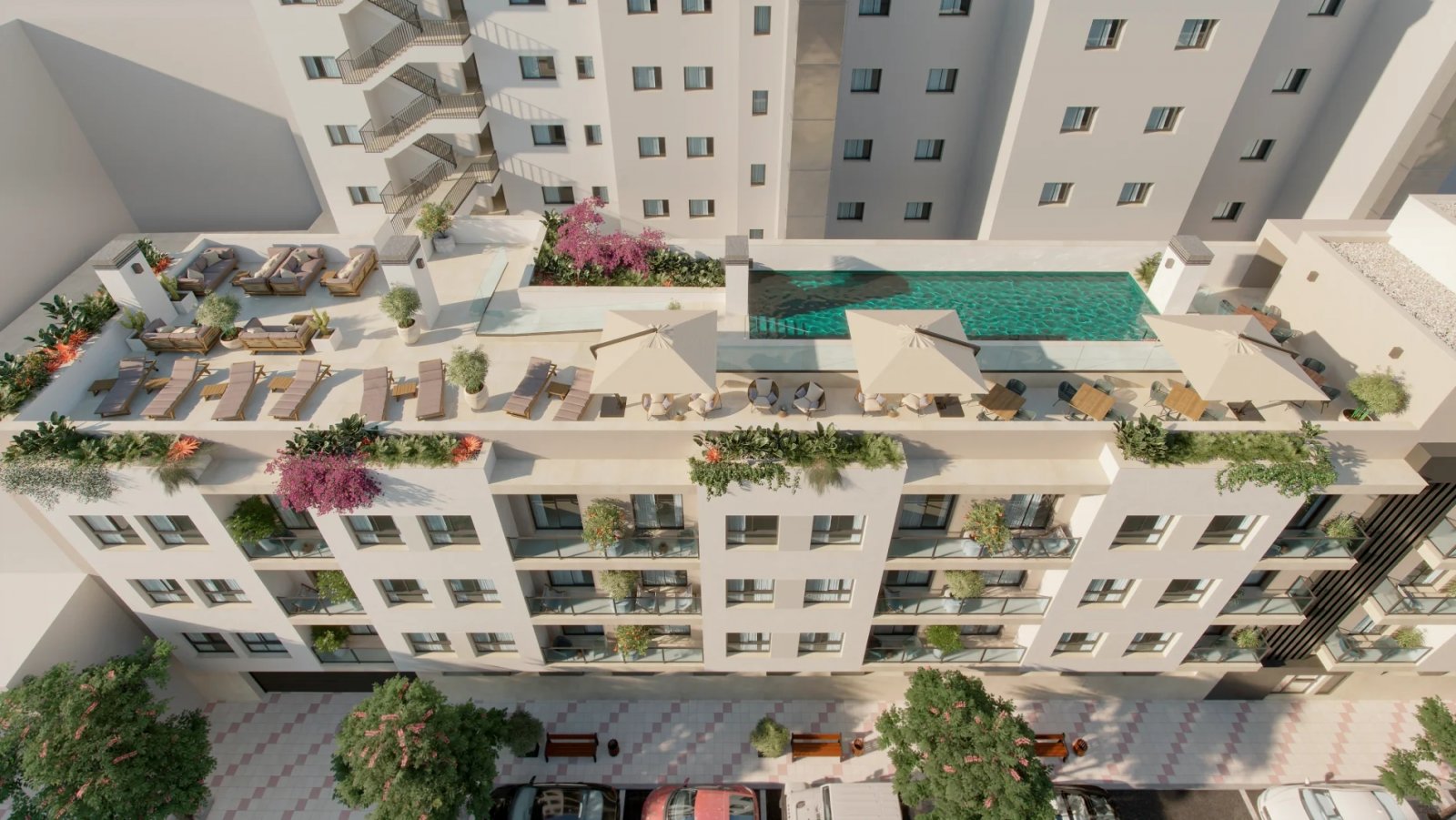 Modern residence with sea views, 2 km from the beach, Málaga