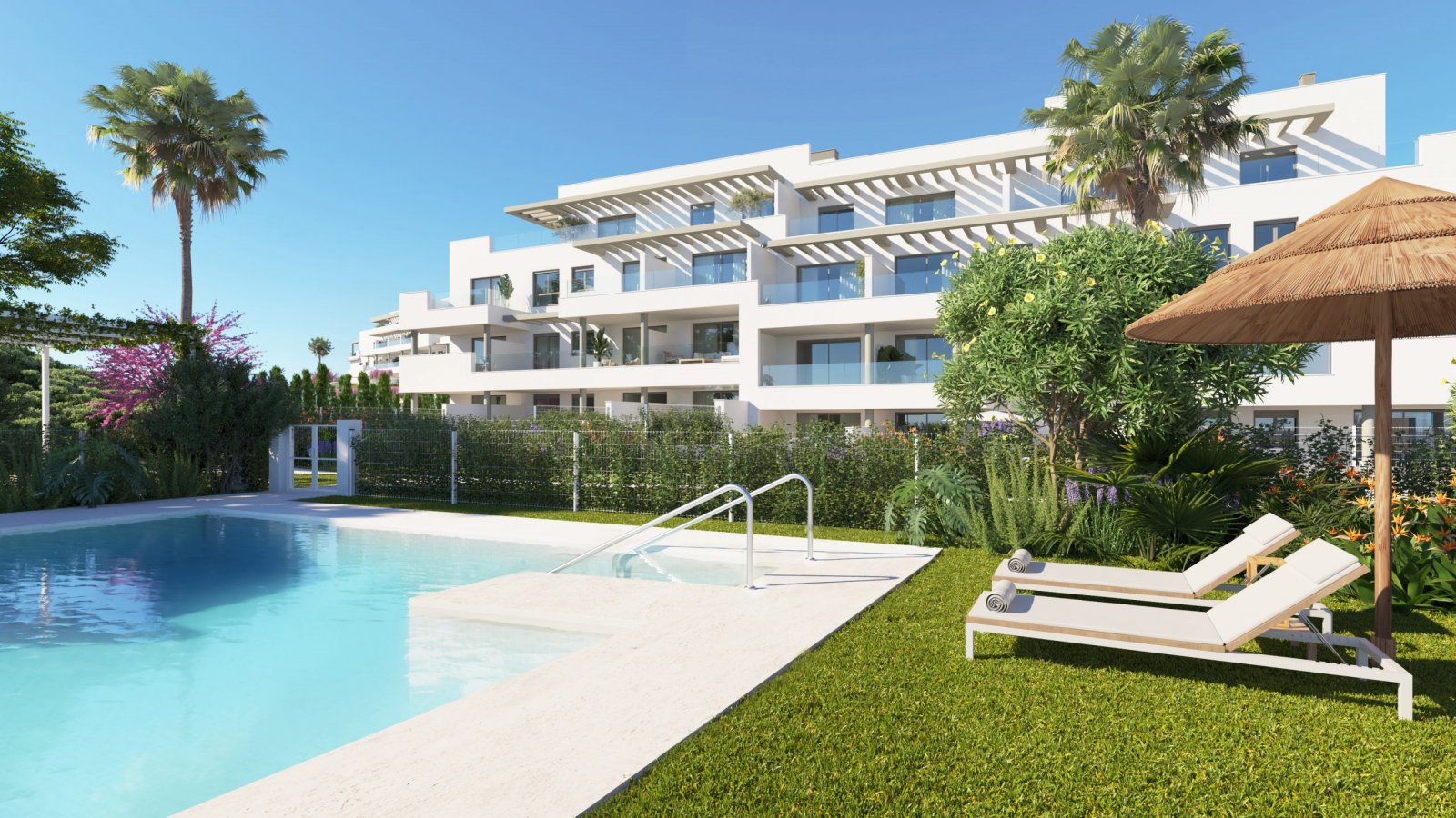 Moderne Apartments, 1 km vom Meer entfernt, Chaparral