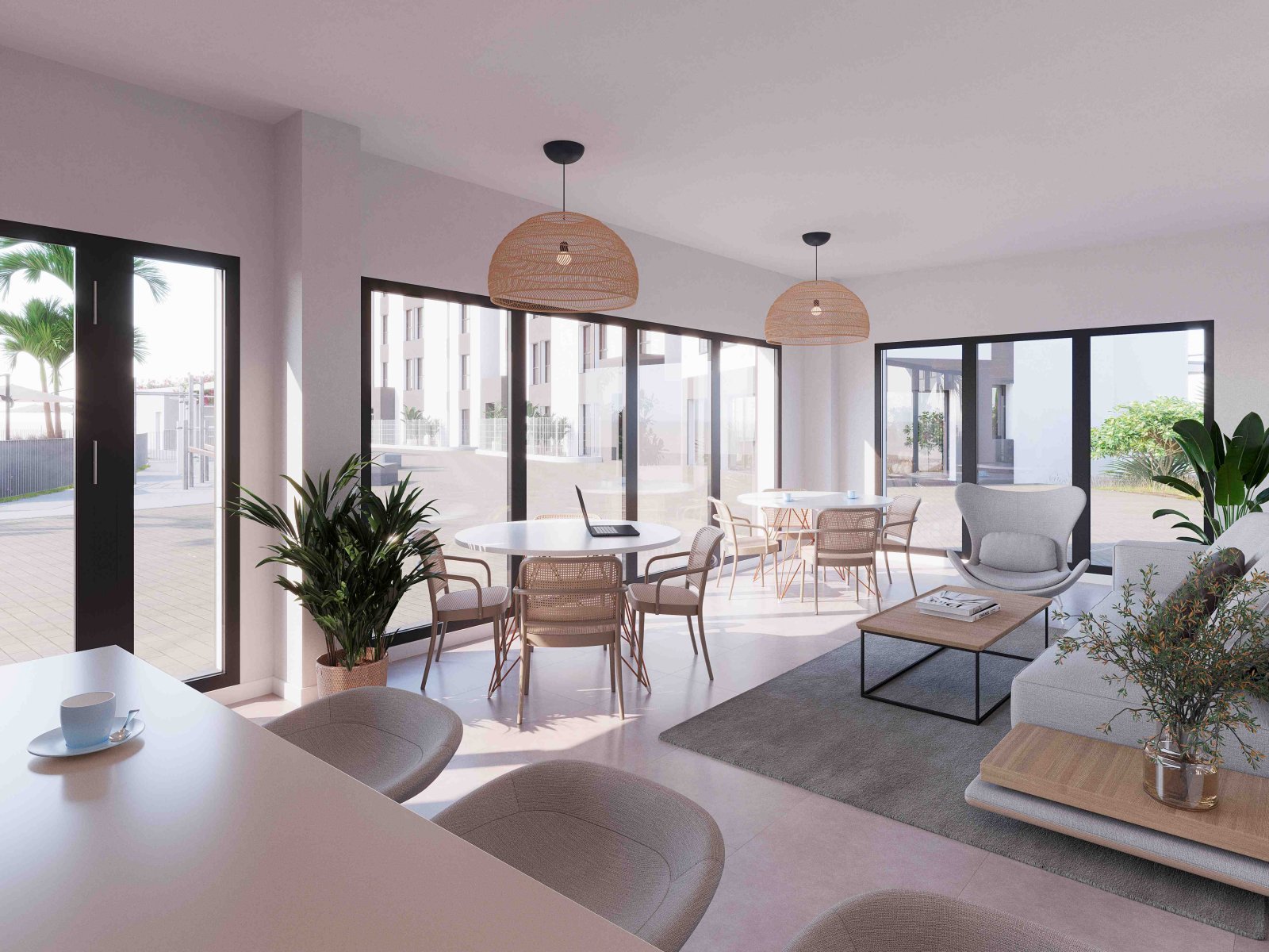 Moderne Apartments, 3 km vom Meer entfernt und mit Swimmingpool, Mijas