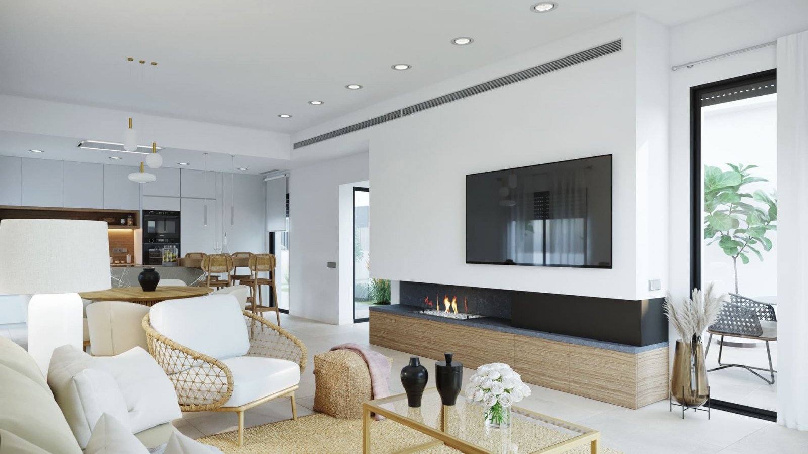 Modern family homes, private pool, 6 km from the airport, Murcia