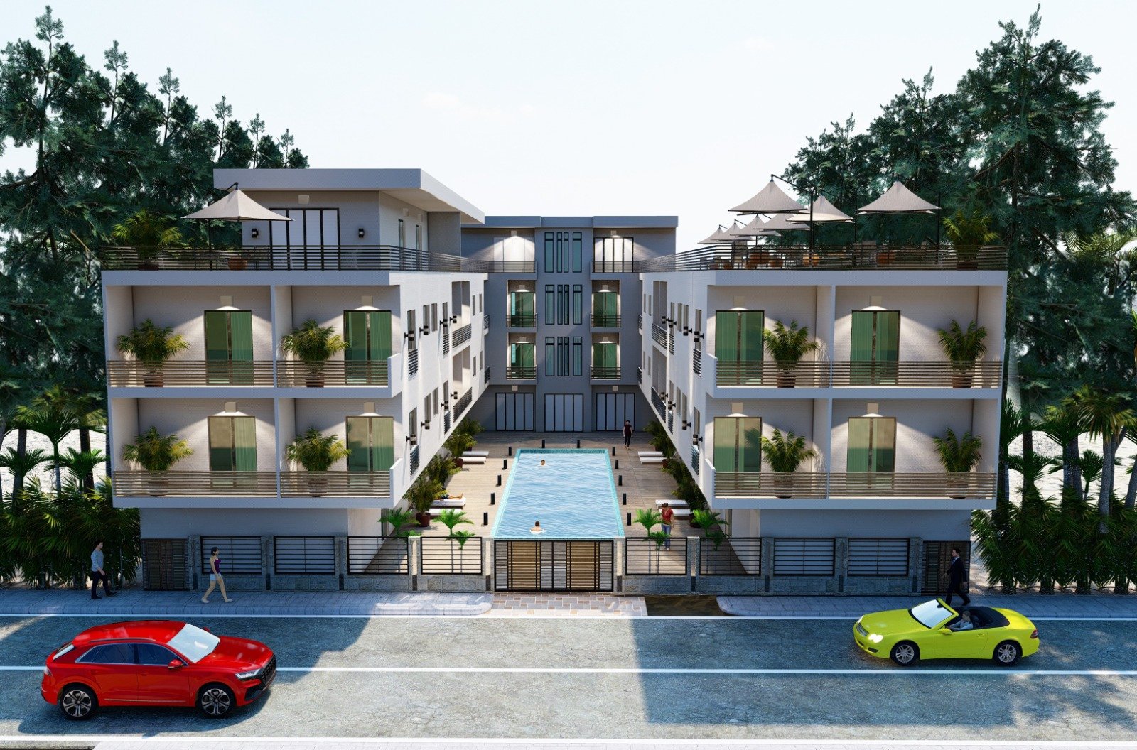 One-room apartment under construction – installment payments possible, Athena Resort, Hurghada