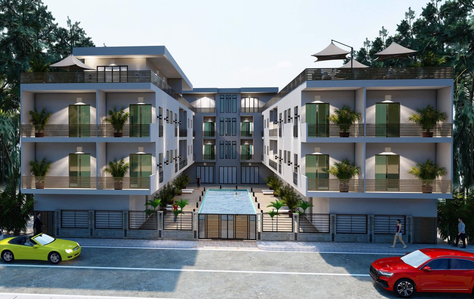 One-room apartment under construction – installment payments possible, Athena Resort, Hurghada