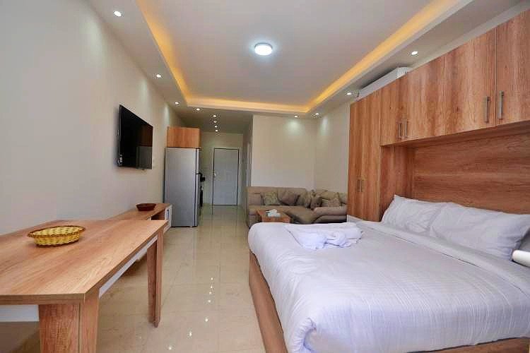 Stylish and very spacious studio with sea view in the first row, Selena Bay Resort, Hurghada