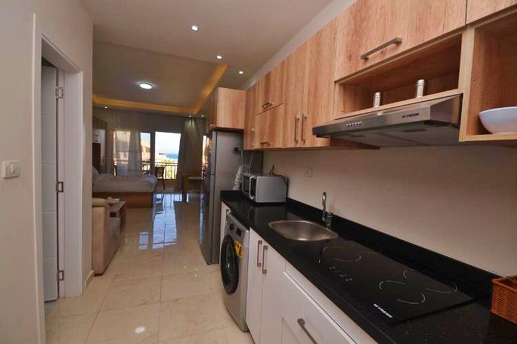 Stylish and very spacious studio with sea view in the first row, Selena Bay Resort, Hurghada