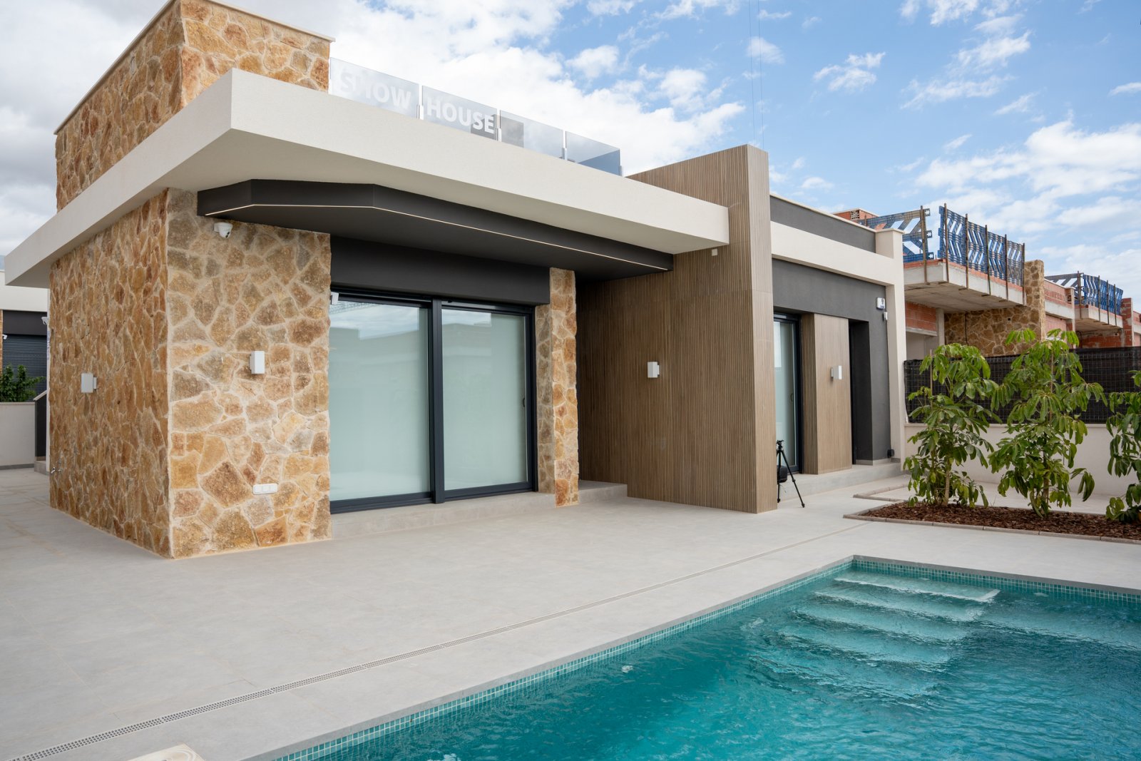 Modern family house, private pool and garden, Ciudad Quesada