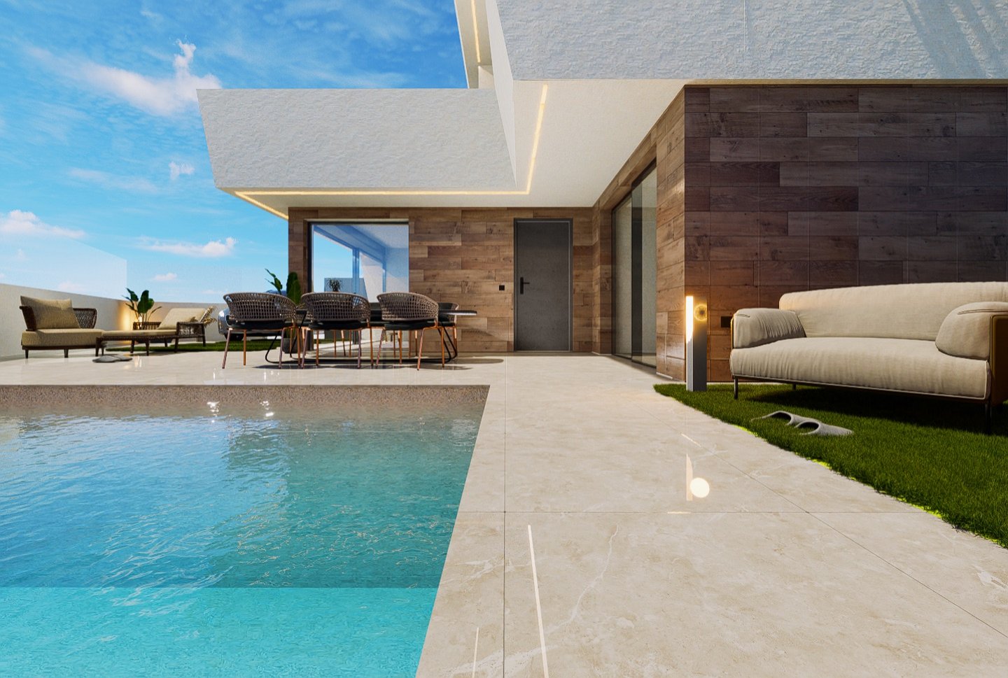 Exclusive detached villas, 1 km from the sea, private pool, San Pedro del Pinatar