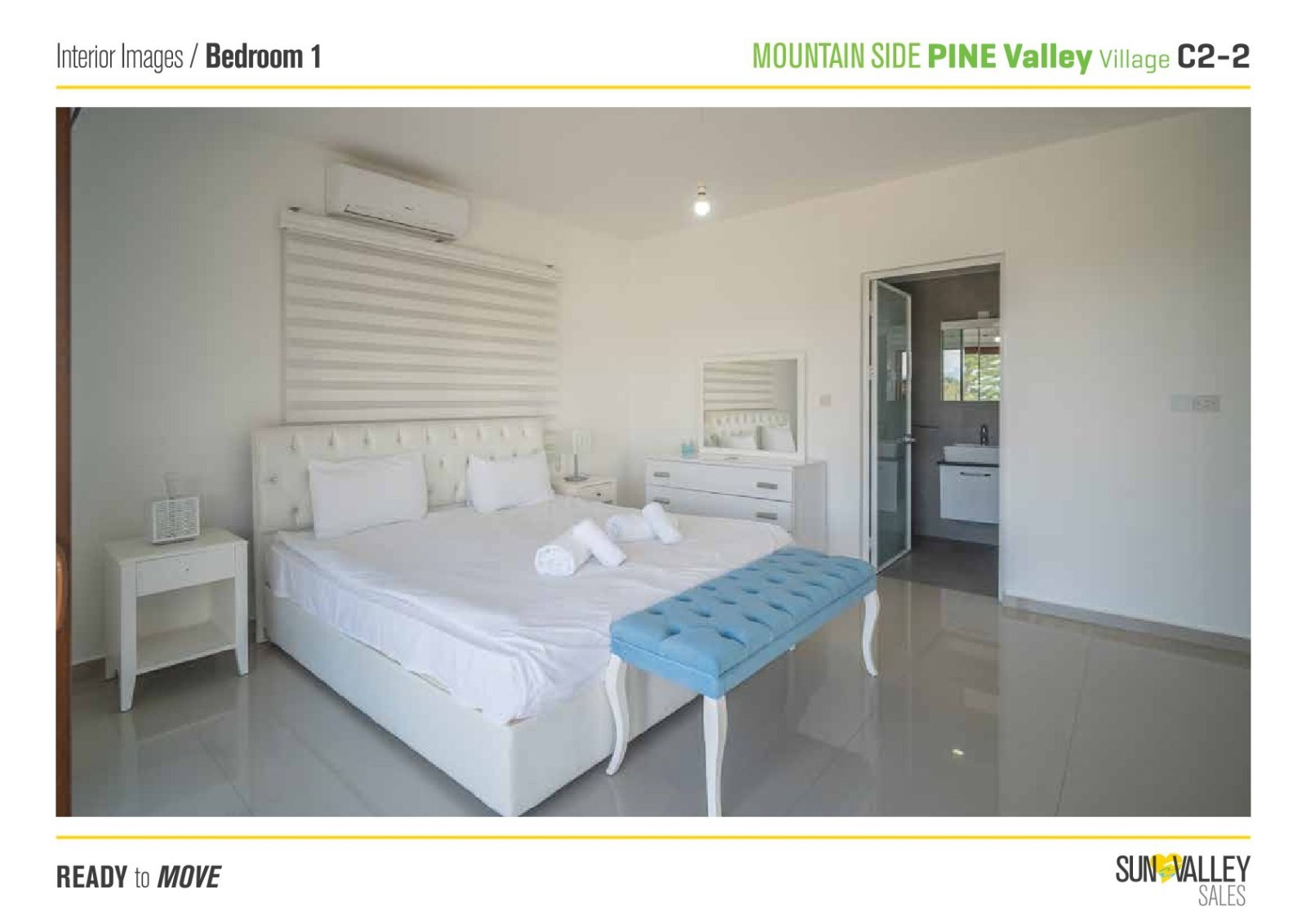 4-room apartment with mountain view in Esentepe, Cyprus