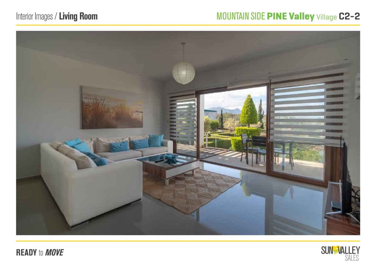 4-room apartment with mountain view in Esentepe, Cyprus
