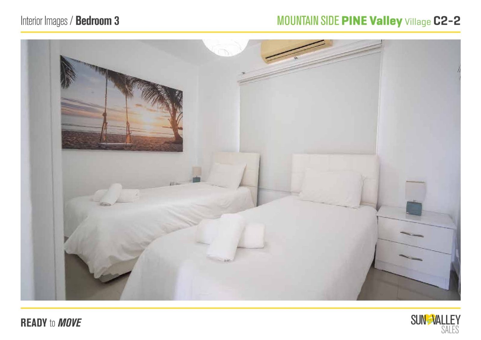 4-room apartment with mountain view in Esentepe, Cyprus