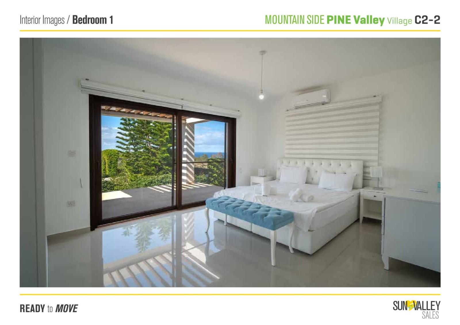 4-room apartment with mountain view in Esentepe, Cyprus