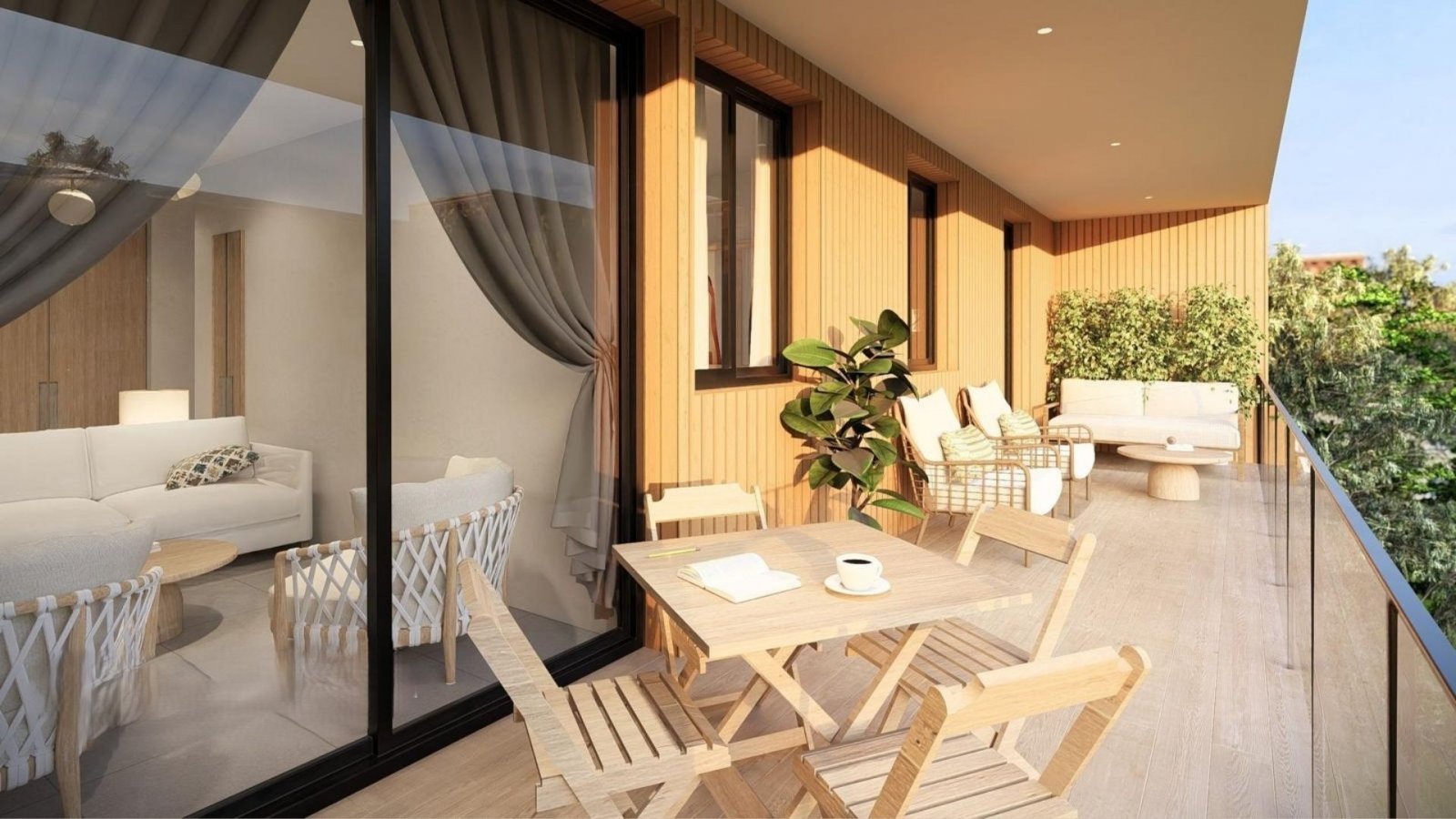 Modern apartments 2 km from the sea, pool and gardens, Jávea