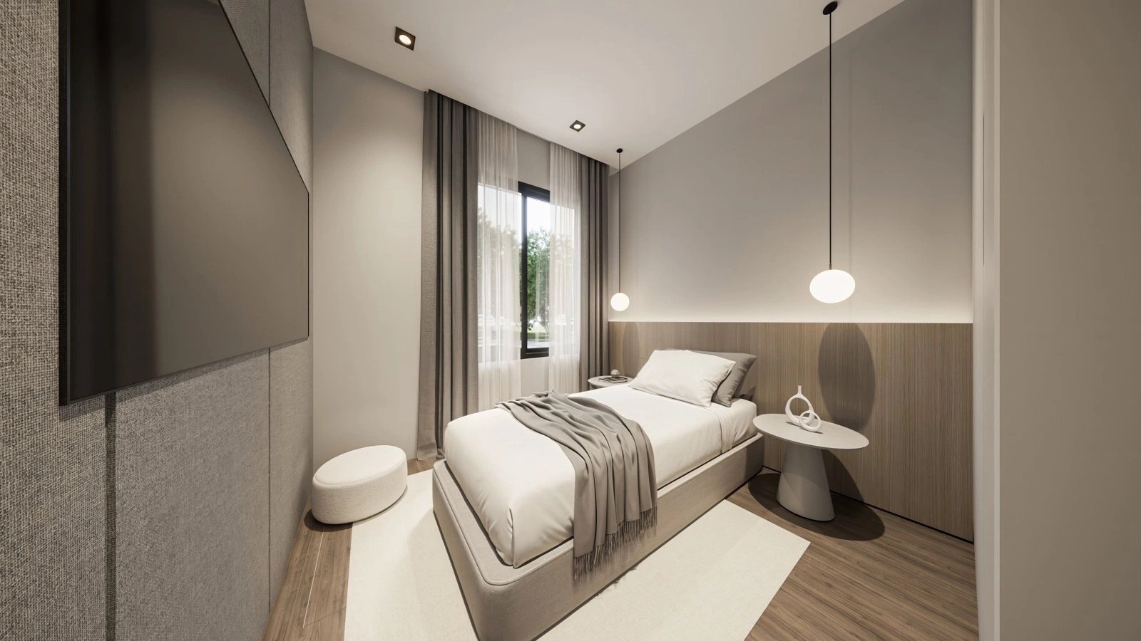 Modern apartments, 2 km from the sea and with swimming pool, Las Lagunas de Mijas