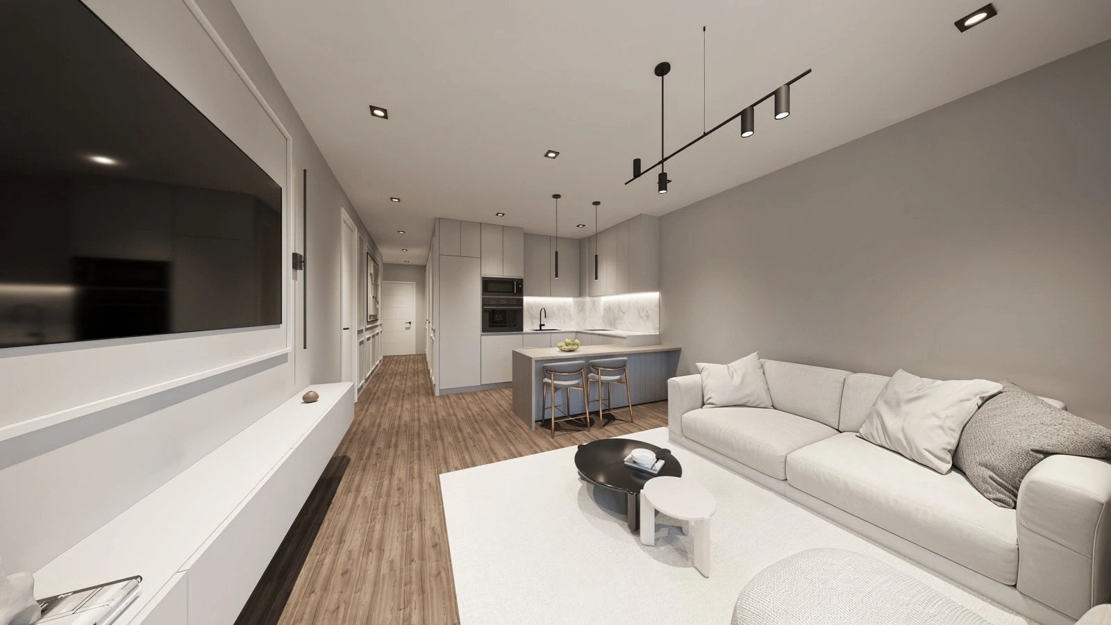 Modern apartments, 2 km from the sea and with swimming pool, Las Lagunas de Mijas