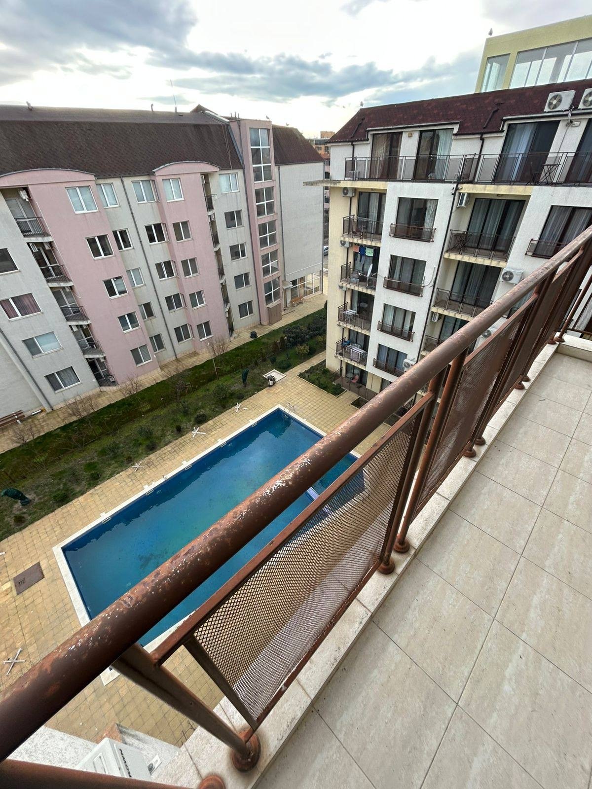 Two-story, two-room apartment in the Amber Beach complex, Sunny Beach, Bulgaria