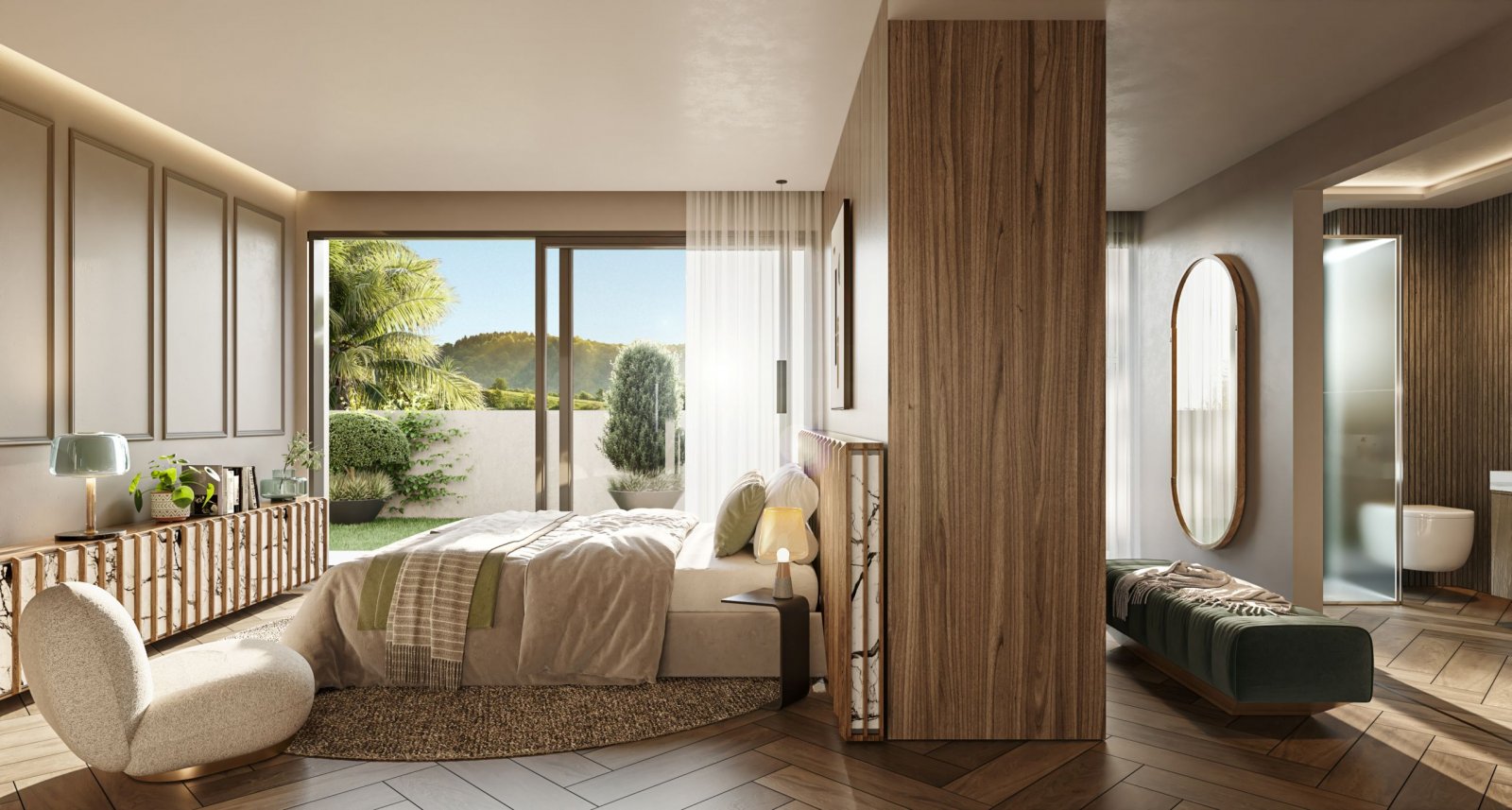 Exclusive residence, 2 km from the sea and 1 km from golf, Marbella