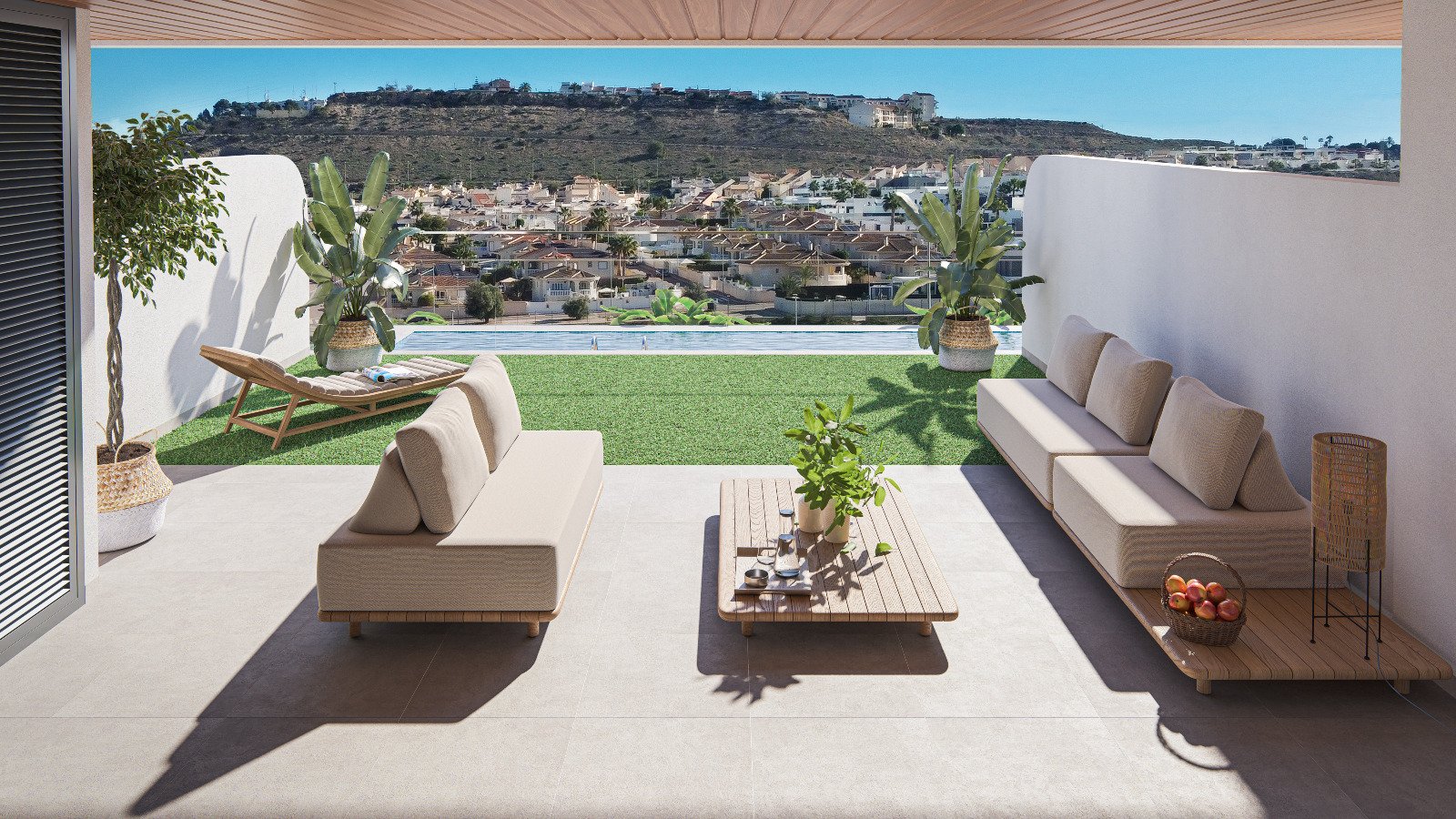 Modern three-bedroom apartments, swimming pool, gardens and garage, Benijófar