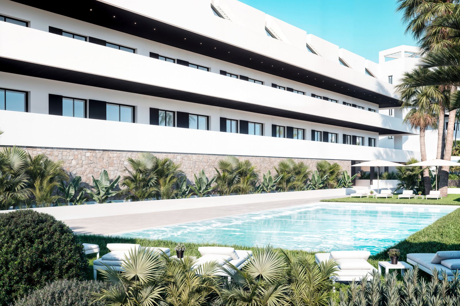 Exklusive Apartments und Penthäuser, Meerblick, Golf Bahía