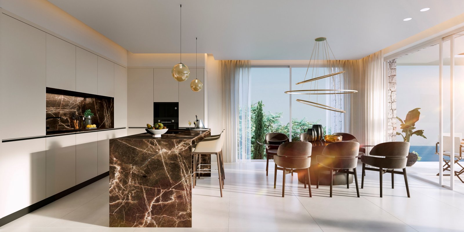Exclusive penthouse, private terrace and sea views, Ojén