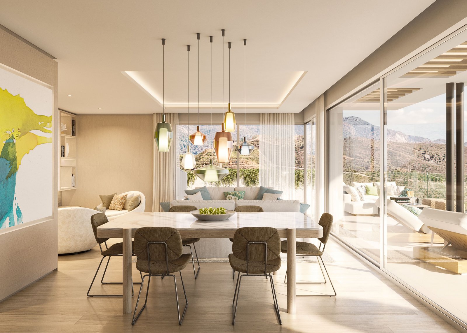 Exclusive penthouse, private terrace and sea views, Ojén