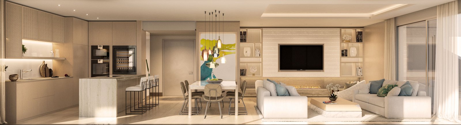 Exclusive penthouse, private terrace and sea views, Ojén
