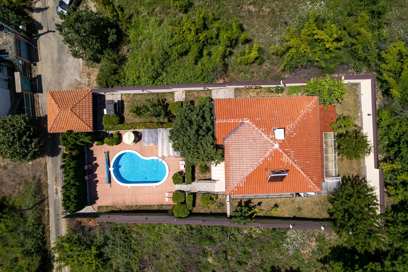 Kosharitsa: Single-family house with garage, pool, and sea view in Kosharitsa, Bulgaria 