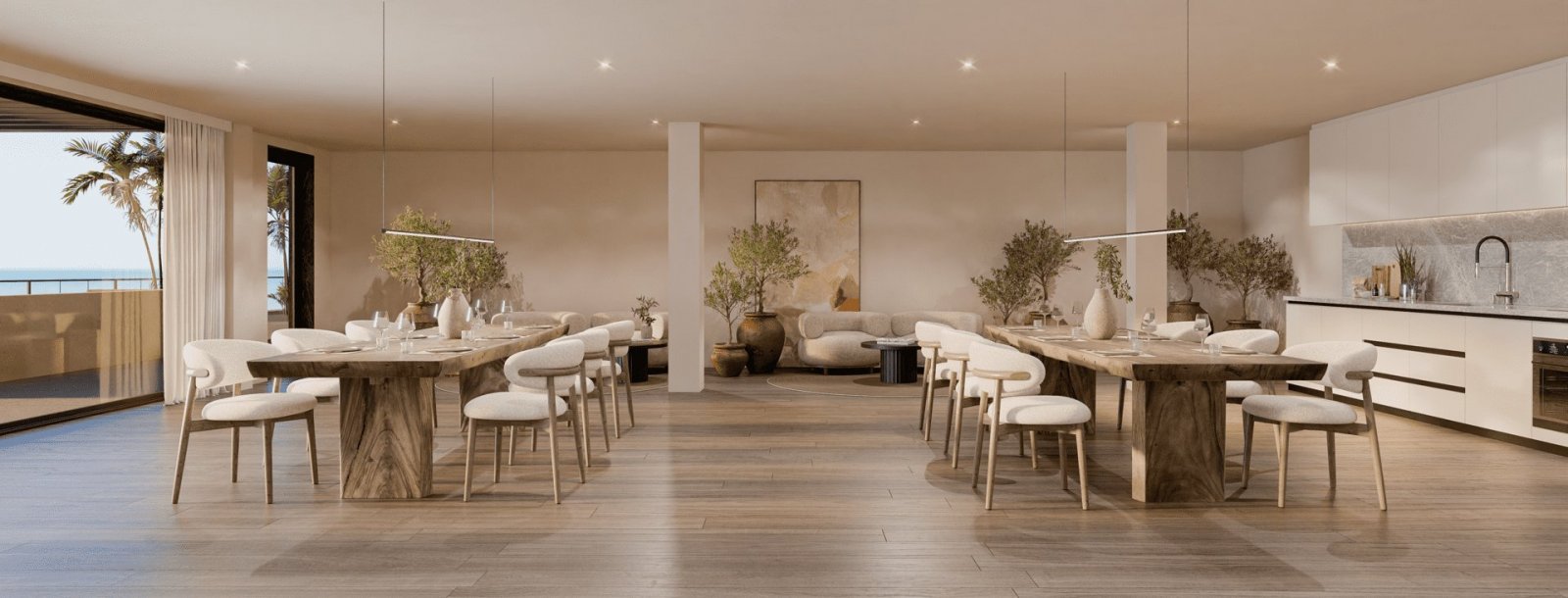 Modern apartments, private garden, pool and sea views, Las Lagunas de Mijas