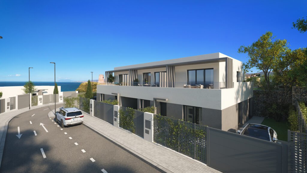 Spacious townhouses, 4 km from the sea with swimming pool, Algarrobo