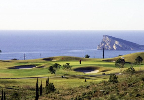 Geräumige Wohnung mit Panoramablick auf das Meer und den Golfplatz in Benidorm