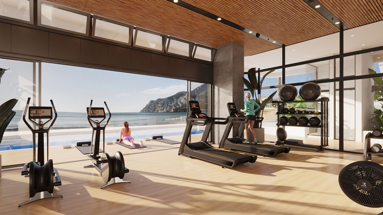 Luxuriöses Apartment mit Meer- und Lagunenblick direkt am Strand in Calpe