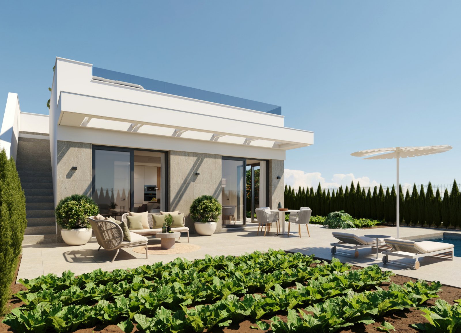 Luxury detached homes, private pool by the golf course, Hacienda El Álamo