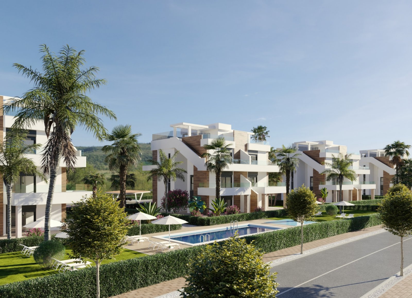 Modern apartments 1 km from golf and 18 km from the airport, Fuente Alamo