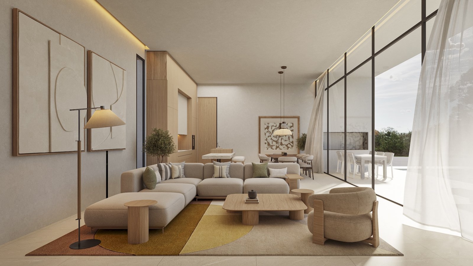 Luxury villa with pool and terrace 1.3 km from the sea Calpe