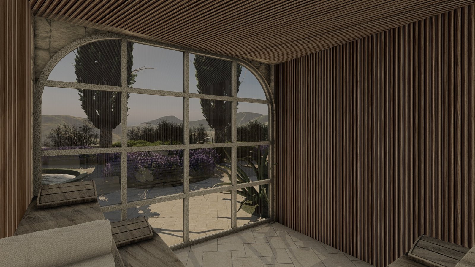 Spacious apartments with private garden and swimming pool, sports facilities, Guaro