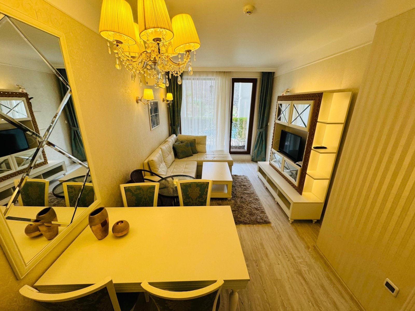 Two-room apartment in the Harmony Suites complex, Sunny Beach