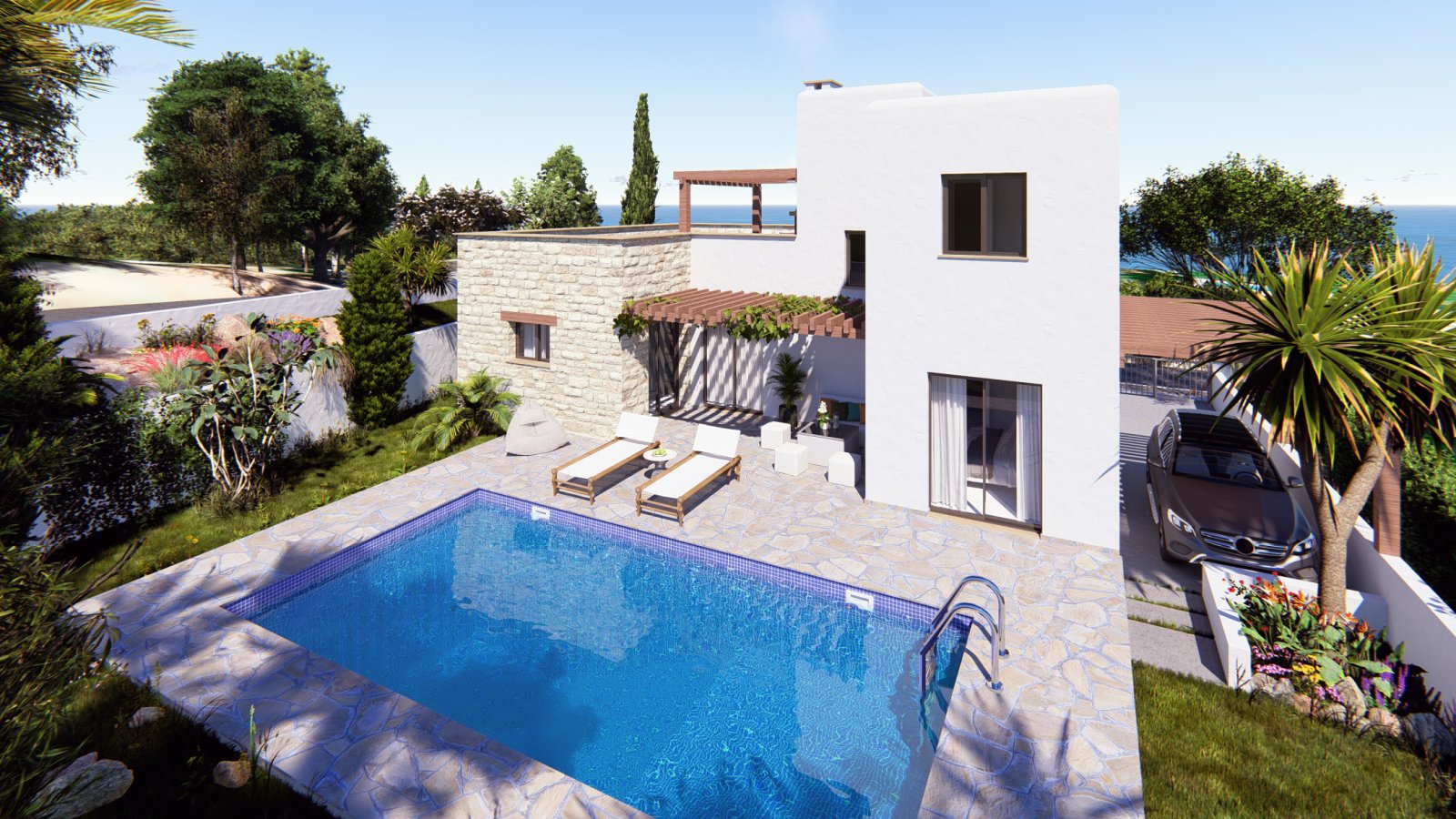 Elegant 4+1 villa in a quiet seaside location - space, privacy and Mediterranean lifestyle