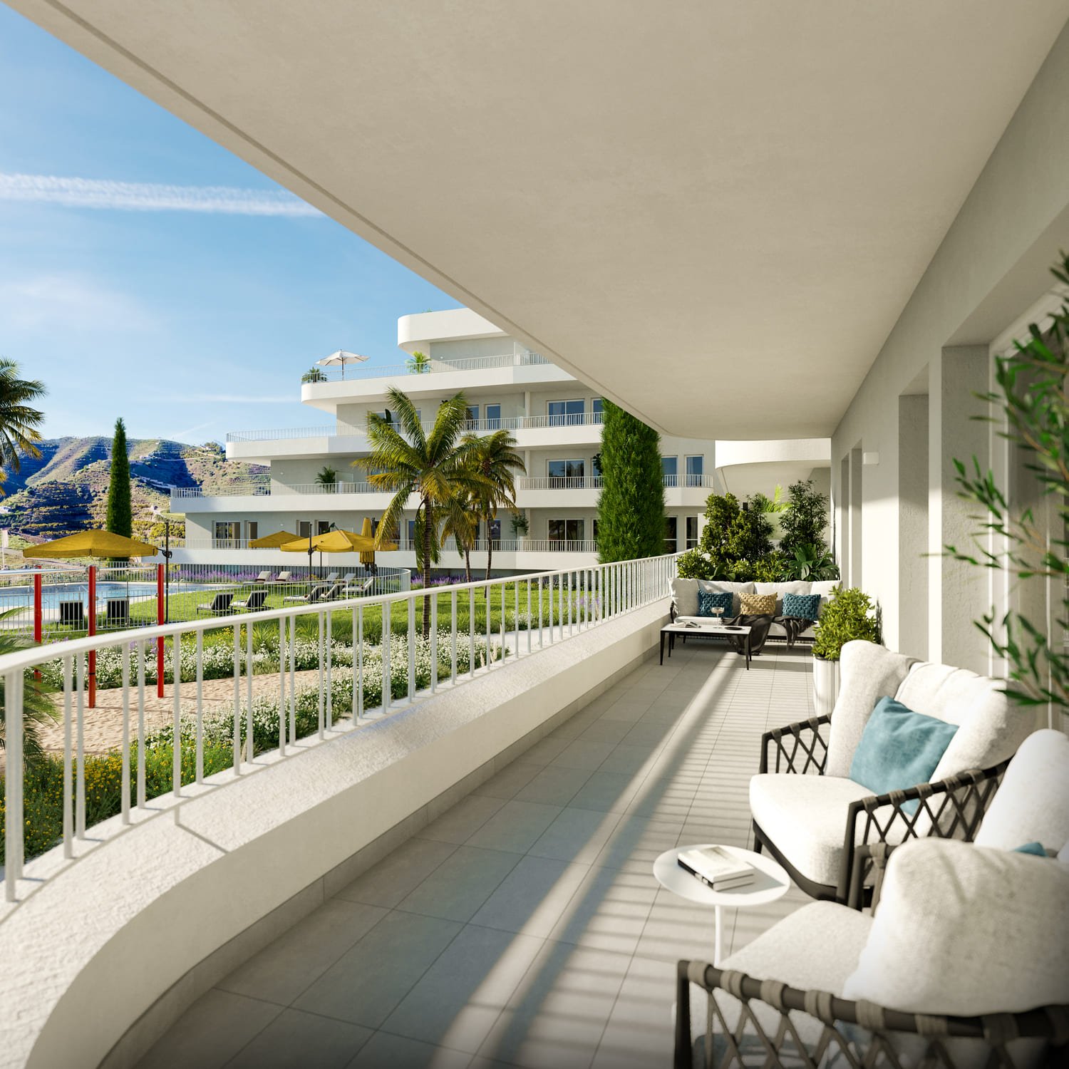 Modern apartments by the sea, 2 km from the beach, Fuengirola