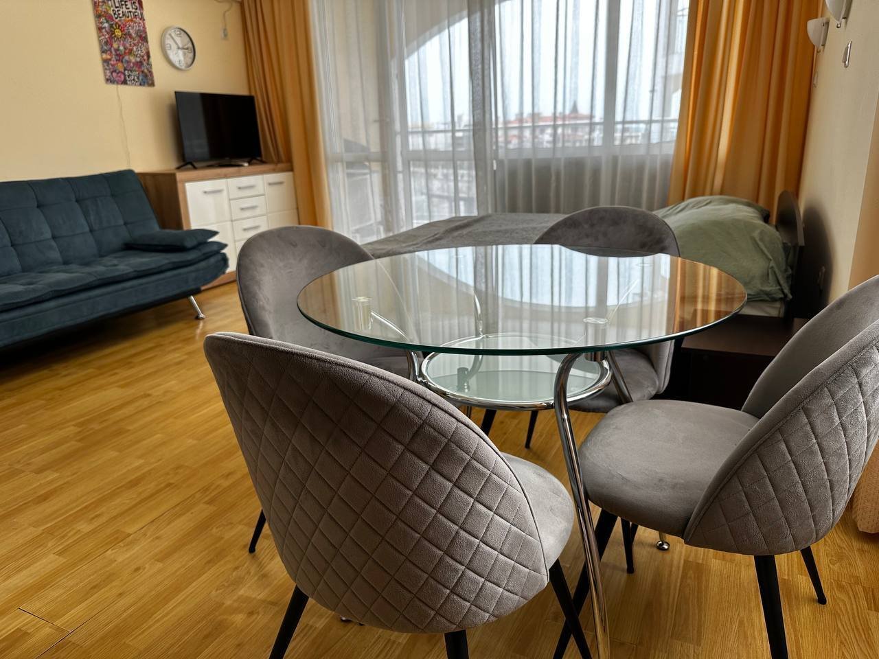 Studio with sea view in the Ivet complex, Sveti Vlas, Bulgaria