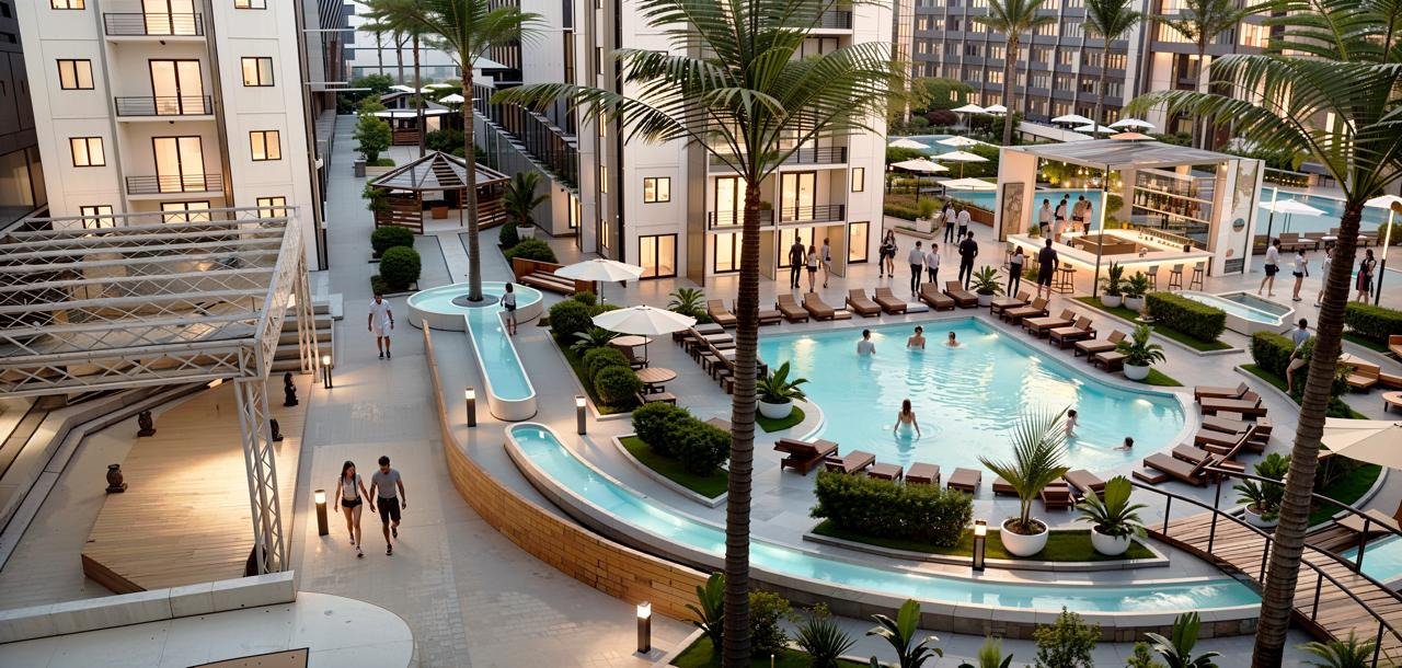 Helle Zweizimmerwohnung mit Meerblick, Ratenzahlung und Investitionspotenzial in Hurghada