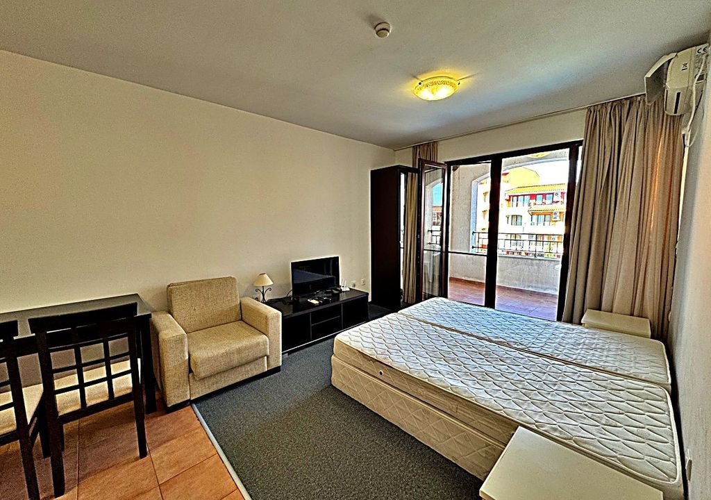 Studio im Marina Cape mit Blick auf den Pool Aheloy Bulgarien