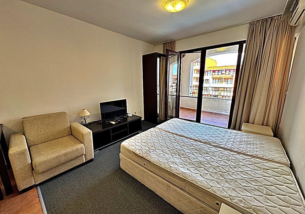 Studio im Marina Cape mit Blick auf den Pool Aheloy Bulgarien