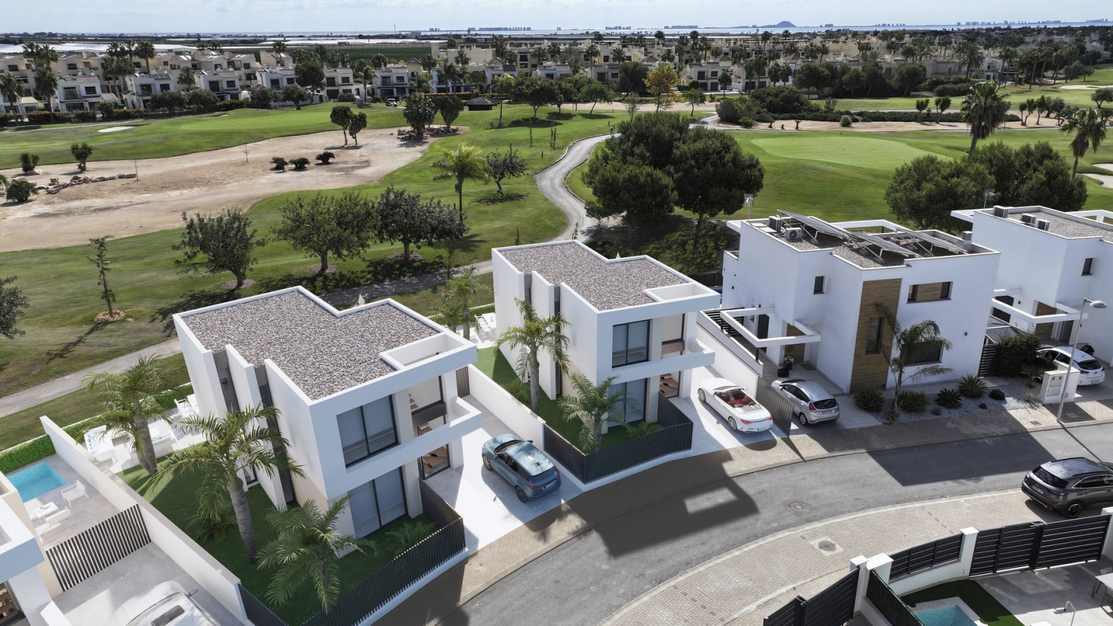 Exclusive townhouses, with swimming pool and 5 km from the sea, San Javier