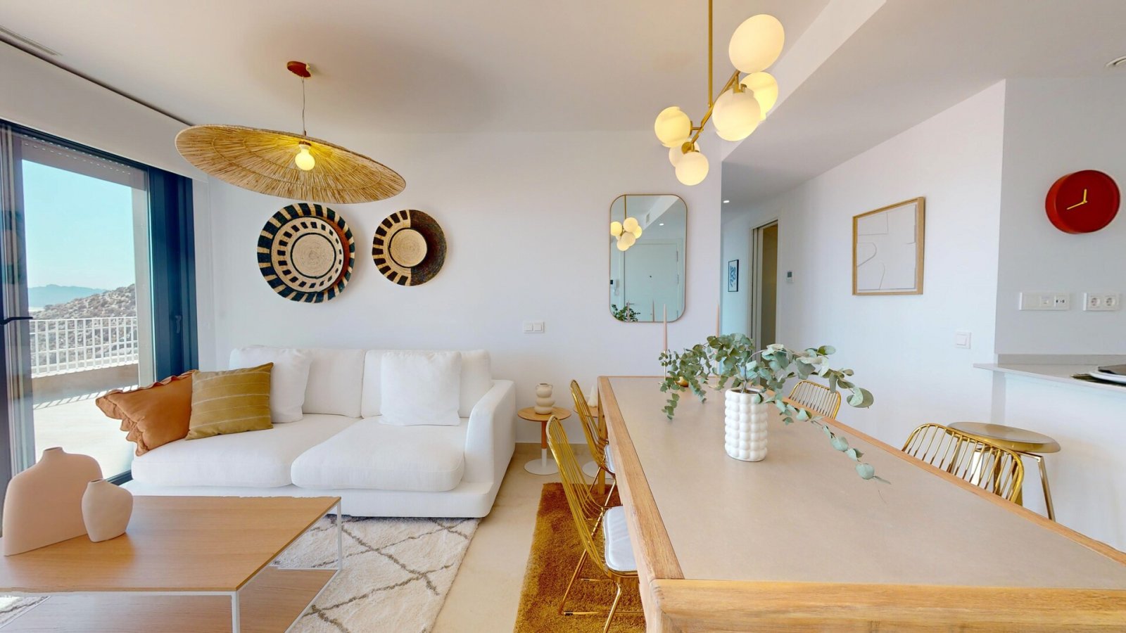 Modern apartments on the first line of the sea with swimming pool and garage, Águilas